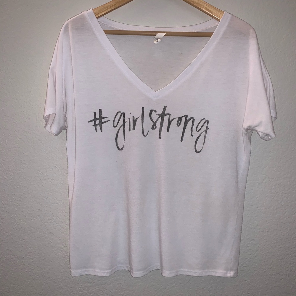 Girl Strong Tee Size Small
